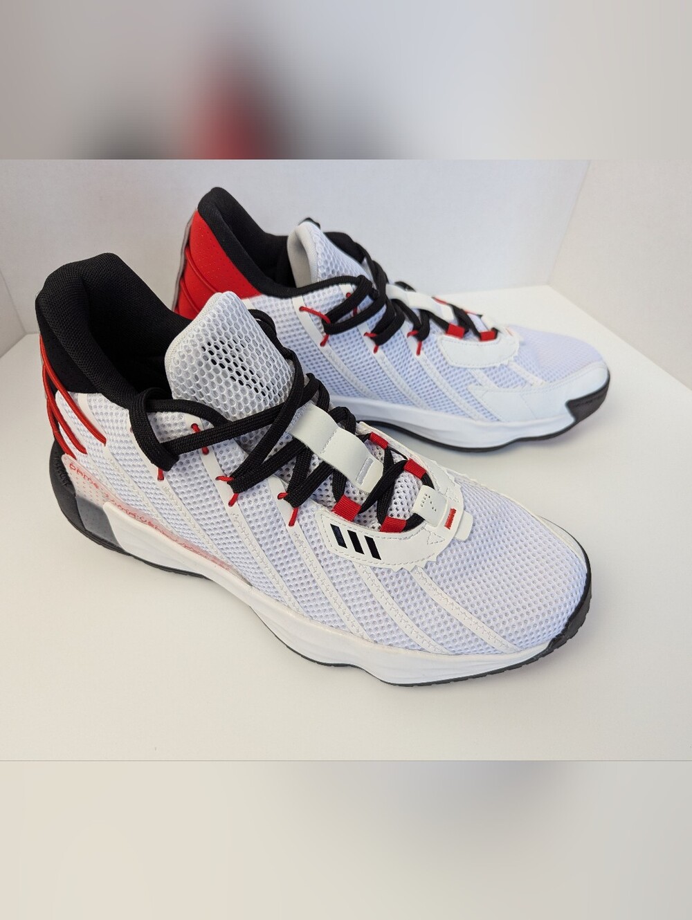 Adidas Dame 7 Rip City Cloud White Basketball Shoes Damian Lillard Blazers 9.5